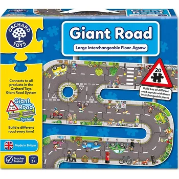 Puzzle Podlahové Puzzle Orchard Toys 20 dílků Obří silnice