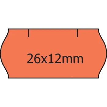 Speciální papír Cenové etikety 26 x 12 CONTACT červená (38)