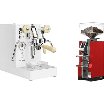 Kávovar Lelit Mara PL62X V2, white + Eureka Mignon Libra, CR ferrari red