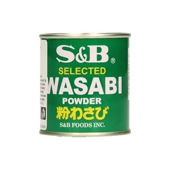 Koření S&B práškový křen wasabi plech 30g