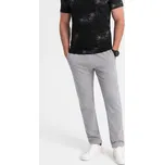 Ombre Teplákové kalhoty OM-PABS-0206 Šedá Regular Fit S