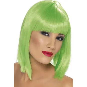 Karnevalová paruka Dámská paruka fešanda (Glam) - Zelená