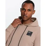 Ombre Mikina OM-SSNZ-0162 Hnědá Regular Fit XL