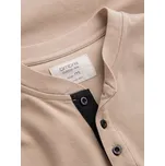 Ombre T-Shirt OM-TSCT-0156 Béžová Regular Fit M