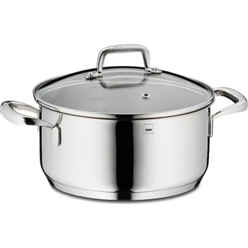 Hrnec KELA Kastrol s poklicí nerez 18/10 FLAVORIA 20 cm KL-10172 + Utěrka švédská 30x30cm mikrovlákno (3ks) v hodnotě 89,-