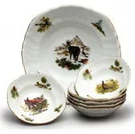 Thun 1794 Bernadotte, kompotová souprava, myslivecký motiv, Thun, 7 d.