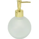 Skleněný dávkovač mýdla BELLY 400 ml bílý