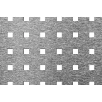 Plech Perfoo Děrovaný plech Qg 10-30, Žárový zinek 2x1000x2000mm