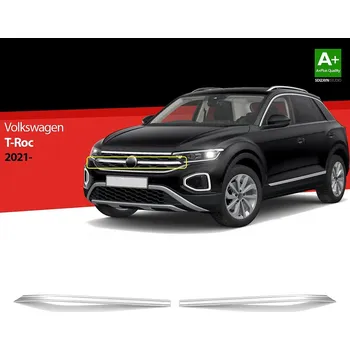 Nerez lišty přední masky Volkswagen T-Roc FL -- od roku výroby 2021-