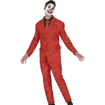 Karnevalový kostým Guirca Pánský kostým - Joker červený Velikost - dospělý: L