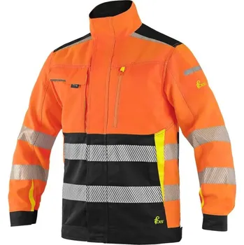 pracovní blůza BENSON CXS blůza výstražná pánská - oranž/čern - 50