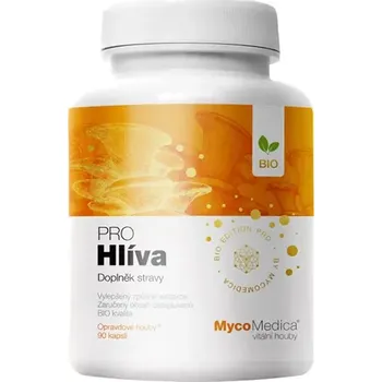 MycoMedica Hlíva PRO 90 cps. (Příznivě ovlivňují hladinu tuků v krvi)