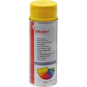 Barva ve spreji GRANIT Akrylový lak ve spreji 400 ml | odstíny dle značek techniky Barevný odstín: John Deere žlutá