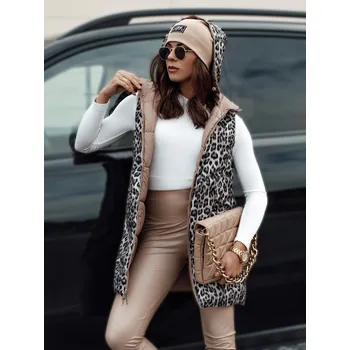 Dámská vesta Dámská vesta DSTREET ELEGANCIO KARAMELOVÁ M