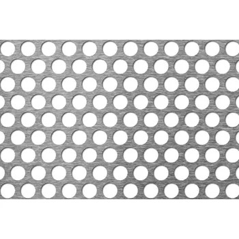 Plech Perfoo Děrovaný plech Rv 12-16, Nerez 2x1000x2000mm
