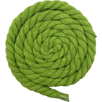 Tkaničky do bot Kulaté tkaničky - extra silné, jeden pár - Světle zelené, 120 cm