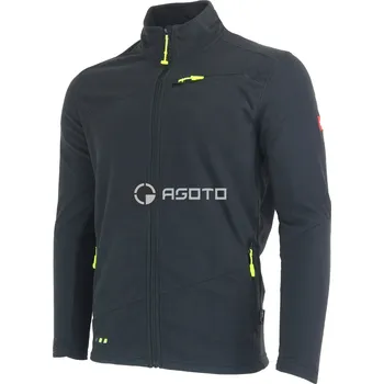 Pánská mikina Engelbert Strauss fleece černá pánská mikina e.s. motion L