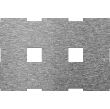 Plech Perfoo Děrovaný plech Qg 25-70, Hliník 2x1250x2500mm