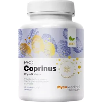 MycoMedica Coprinus PRO 90 cps. (Bohatého na vitamíny, minerály)
