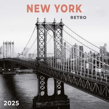 Kalendář Nakladatelství Tushita Verlag New York Retro 2025