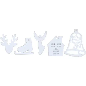 Vánoční ozdoba Falixen Vánoční ozdoby - sada 5 ks