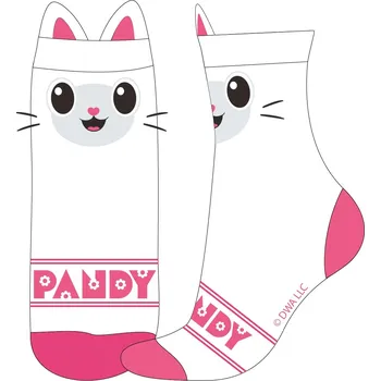 Eplusm Dívčí ponožky GÁBININ KOUZELNÝ DOMEK bílorůžové Barva: Bílá, Velikost: 23/26