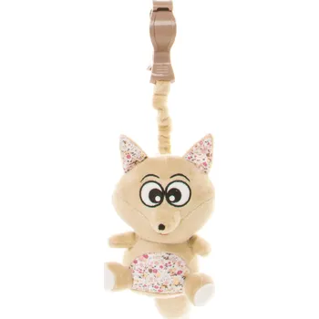 Hračka pro psa 4Baby Plyšová závesná hračka PE pískací béžová