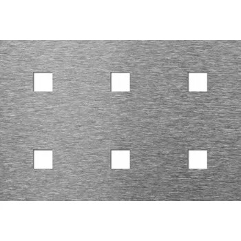 Plech Perfoo Děrovaný plech Qg 15-60, Pozink 1,5x1000x2000mm