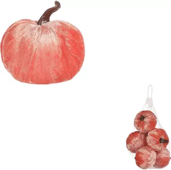 Dekorativní polštářek Dýně plastová s látkou (6 ks) PRL501 SAL - SLEVA 3% s kodem radost25