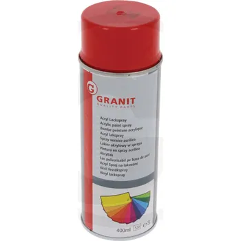 Barva ve spreji GRANIT Akrylový lak ve spreji 400 ml | odstíny dle značek techniky Barevný odstín: Kuhn červená stará