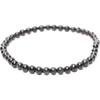 Náramek Magieprirody.cz Náramek Obsidián duhový - 4 mm kuličky #809 - z přírodních kamenů