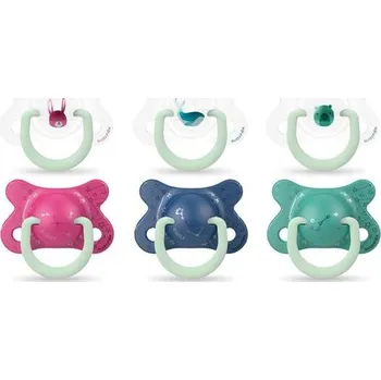 Suavinex ŠIDÍTKO DEN&amp;NOC Fyziologické SILIKON -2-4 m