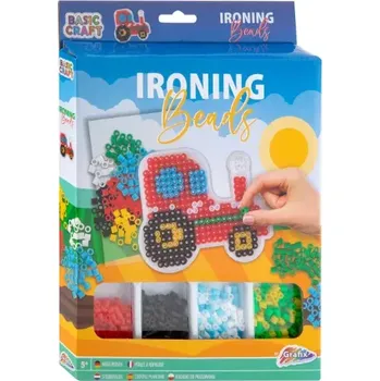 Korálek GRAFIX Zažehlovací korálky Sada Traktor
