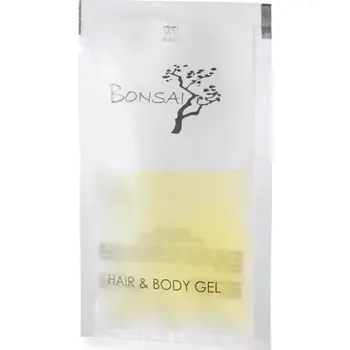 Mýdlo Hotelový vlasový a tělový šampon Bonsai 10ml v sáčku