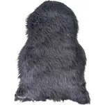 Antracitová syntetická kožešina 50x85 cm – House Nordic ID_1697562