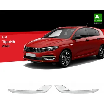 Nerez lišty mlhovek Fiat Tipo Hatchback FL -- od roku výroby 2020-