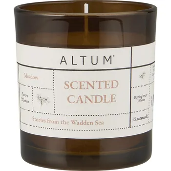 Svíčka IB Laursen Skleněná vonná svíčka ALTUM Meadow Bílá