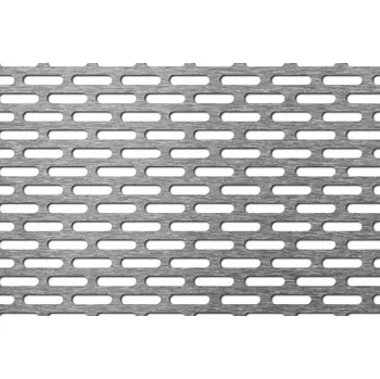 Plech Perfoo Děrovaný plech Lvl 5x20-9x24, Nerez 1,5x1000x2000mm