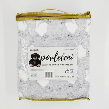 Povlečení SVITAP Povlečení MF OVEČKY světle šedé - do postýlky 40 x 60 cm + 90 x 135 cm