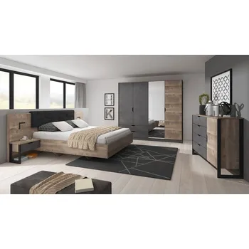 Ložnicová sestava Mirjan24 Trafore IV dub sand grande/matera