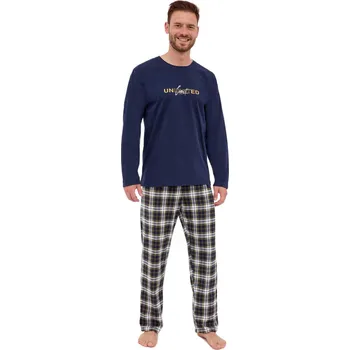 Pánské pyžamo pánské pyžamo Cornette 124/269 Unlimited Barva: tm.modrá, Velikost: XXL