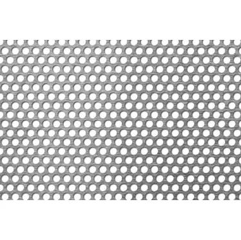 Plech Perfoo Děrovaný plech Rv 6-8, Pozink 1x1000x2000mm