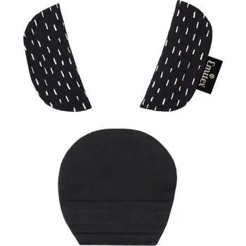 Přeprava dětí Emitex Souprava polstrování autosedačka černá čárky