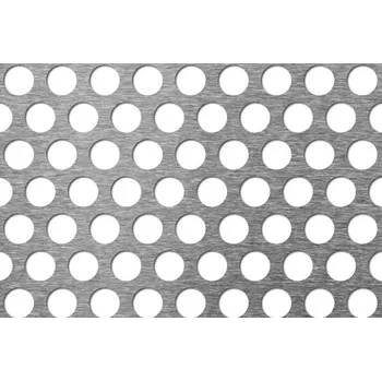Plech Perfoo Děrovaný plech Rv 15-21, Nerez 1,5x1000x2000mm