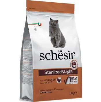 Krmivo pro kočku 1,5kg Schesir Sterilized & Light