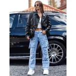 Dámské kalhoty DSTREET URBANVI SVĚTLE MODRÁ XL