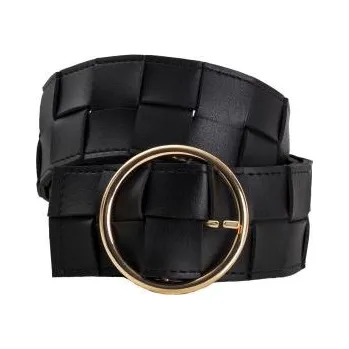 Opasek Dámský pásek s kulatou sponou OCH BELLA černý