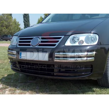 Lišta karosérie Nerez lišty předního nárazníku Volkswagen Caddy III -- rok výroby 2004-2010