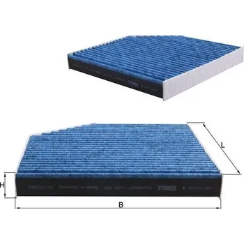 Ventilátor topení a klimatizace Filtr, vzduch v interiéru KNECHT LAO 667