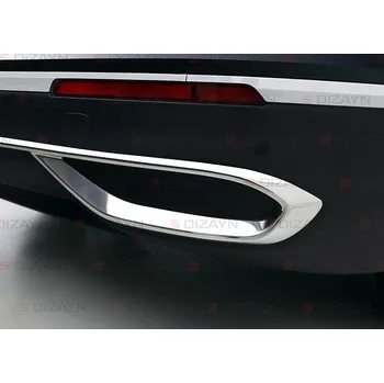 Koncovka výfuku Nerez chrom koncovky výfuku a lišta nárazníku Volkswagen Tiguan II facelift -- od roku výroby 2020-